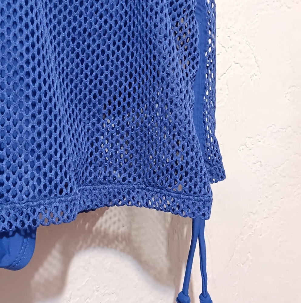 Lane Bryant By Casique Aztec Mesh Swim Suit Blue Sz40C One Piece - Picture 4 of 13